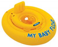 Круг для плавания "MY BABY FLOAT" 70 см (от 6-12 месяцев) INTEX 56585
