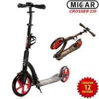Двухколёсный самокат MICAR CROSSER 230 Черный